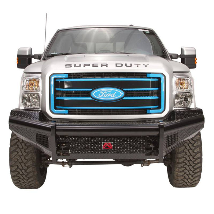 Fab Fours FS11-S2561-1 Black Steel Front Bumper for Ford F250/F350/F450/F550 2011-2016