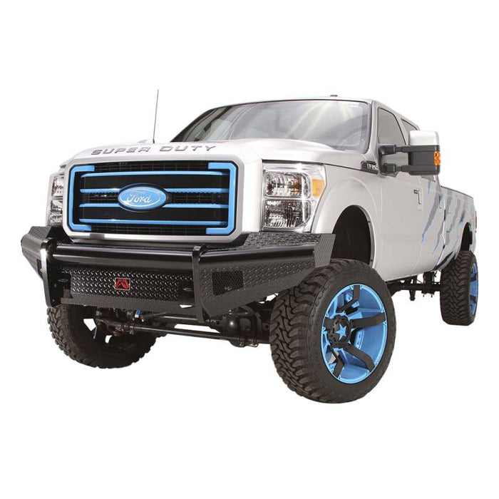 Fab Fours FS11-S2561-1 Black Steel Front Bumper for Ford F250/F350/F450/F550 2011-2016