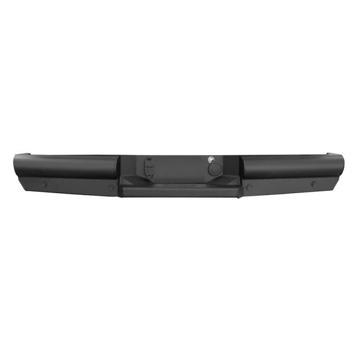 Fab Fours FF09-U1750-1 Black Steel Elite Smooth Rear Bumper for Ford F150 2009-2014