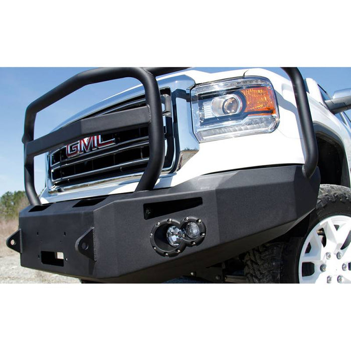 Fab Fours GS14-H3150-1 Winch Front Bumper w/ Full Guard for GMC Sierra 1500 2014-2015