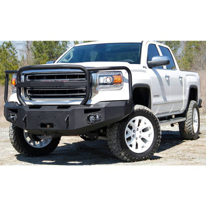 Fab Fours GS14-H3150-1 Winch Front Bumper w/ Full Guard for GMC Sierra 1500 2014-2015