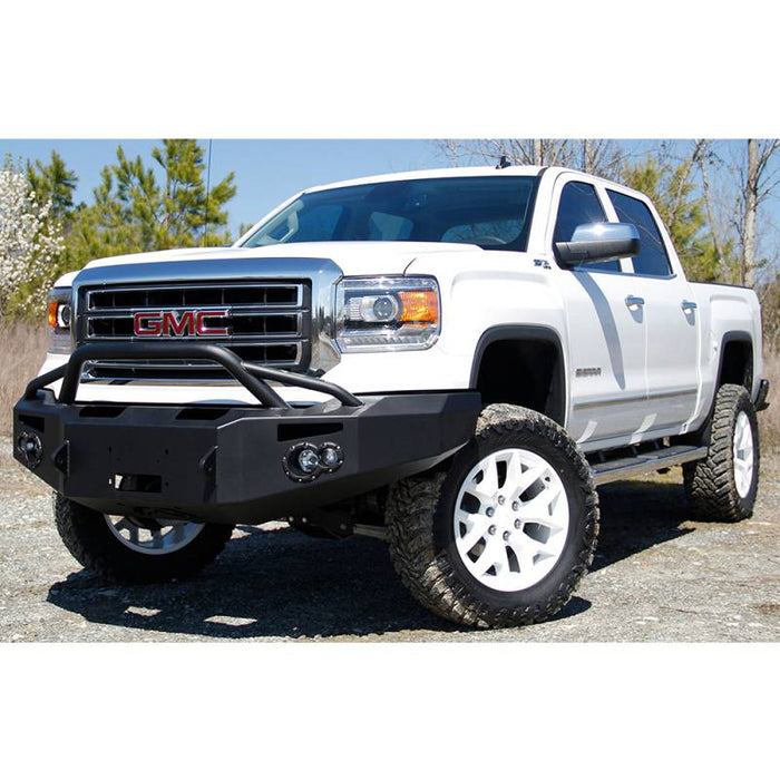 Fab Fours GS14-H3152-1 Winch Front Bumper w/ Pre-Runner Guard for GMC Sierra 1500 2014-2015