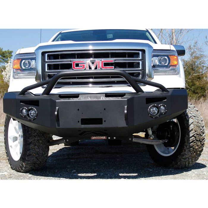 Fab Fours GS14-H3152-1 Winch Front Bumper w/ Pre-Runner Guard for GMC Sierra 1500 2014-2015