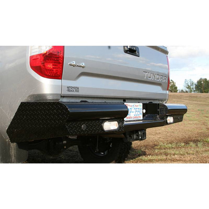 Fab Fours TT07-T1550-1 Black Steel Rear Bumper for Toyota Tundra 2007-2013