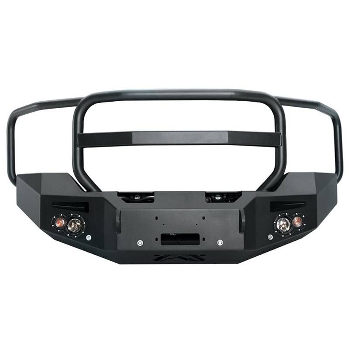 Fab Fours GM14-C3150-1 Winch Front Bumper w/ Full Guard and Sensor Holes for GMC Sierra 2500HD/3500 2015-2019