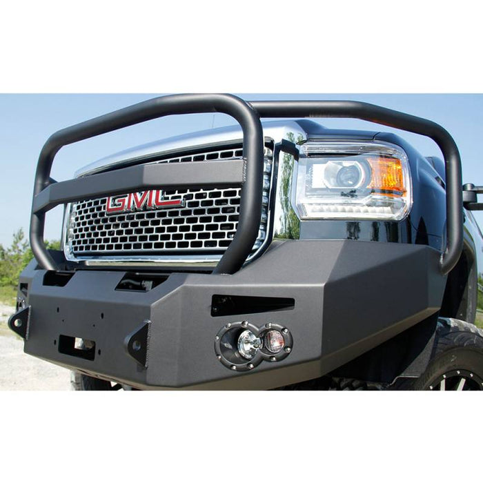 Fab Fours GM14-A3150-1 Winch Front Bumper w/ Full Guard for GMC Sierra 2500HD/3500 2015-2019