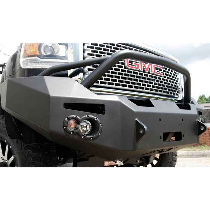 Fab Fours GM14-A3152-1 Winch Front Bumper w/ Pre-Runner Guard for GMC Sierra 2500HD/3500 2015-2019