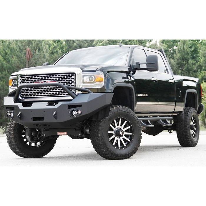 Fab Fours GM14-A3152-1 Winch Front Bumper w/ Pre-Runner Guard for GMC Sierra 2500HD/3500 2015-2019