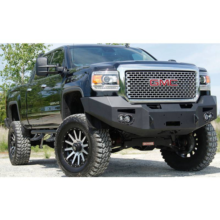 Fab Fours GM14-C3151-1 Winch Front Bumper w/ Sensor Holes for GMC Sierra 2500HD/3500 2015-2019