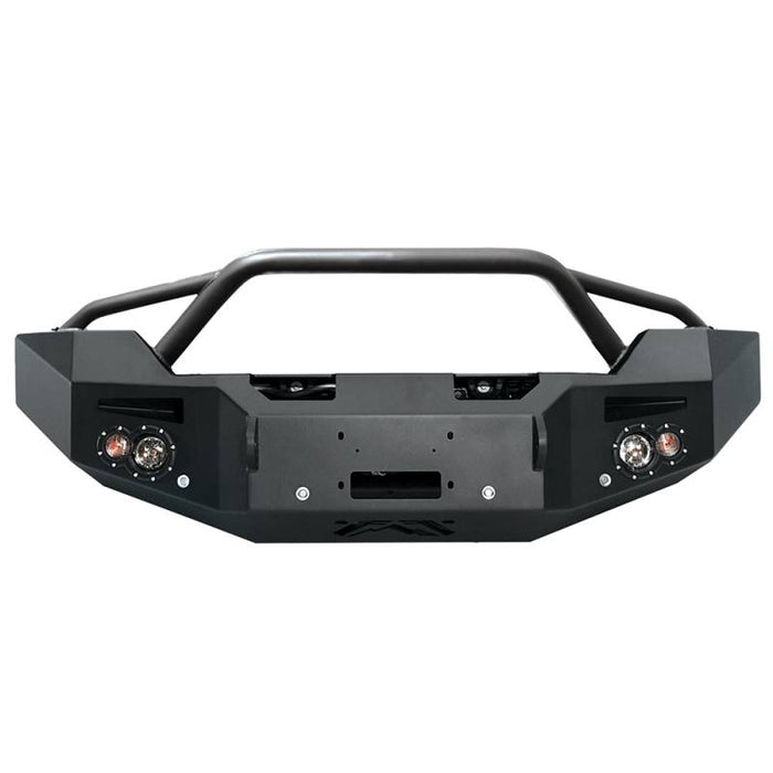 Fab Fours GM14-C3152-1 Winch Front Bumper w/ Pre-Runner Guard and Sensor Holes for GMC Sierra 2500HD/3500 2015-2019