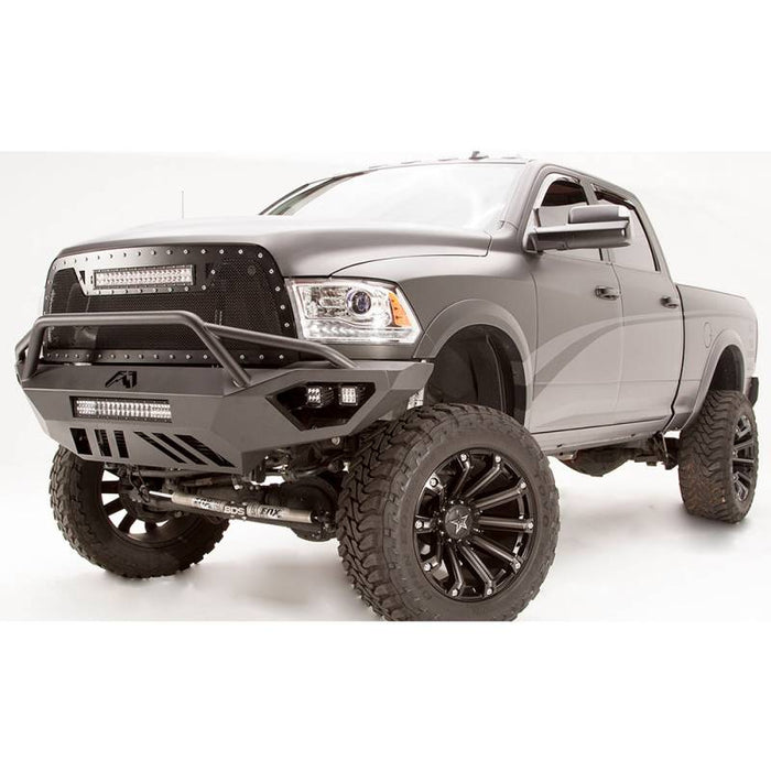 Fab Fours DR10-V2952-1 Vengeance Front Bumper w/ Pre-Runner Guard and Sensor Holes for Dodge Ram 2500/3500/4500/5500 2010-2018