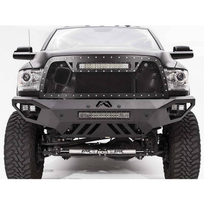 Fab Fours DR10-V2951-1 Vengeance Front Bumper w/ Sensor Holes for Dodge Ram 2500/3500/4500/5500 2010-2018