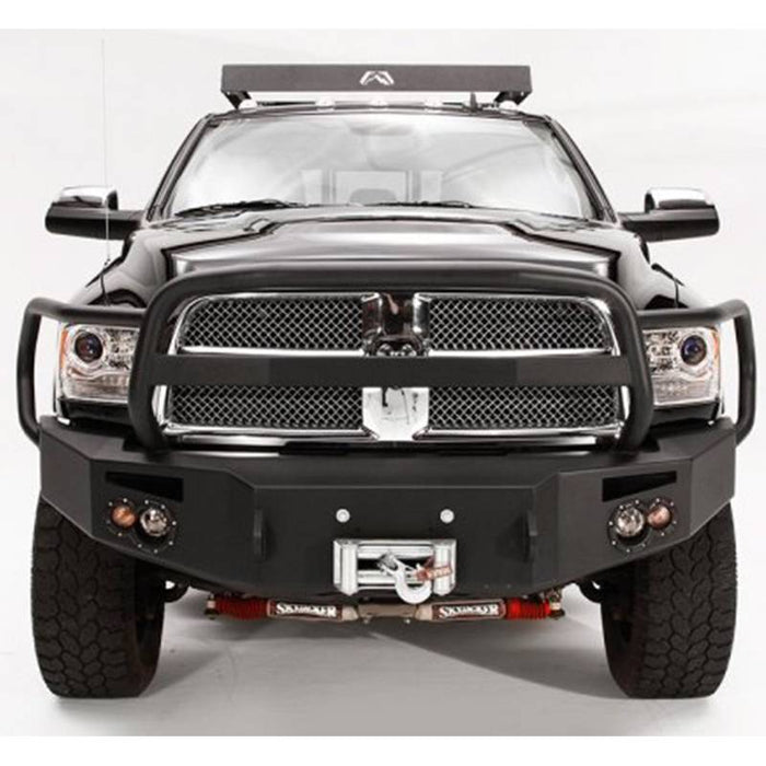 Fab Fours DR13-H2950-1 Winch Front Bumper w/ Full Guard for Dodge Ram 1500 2013-2018