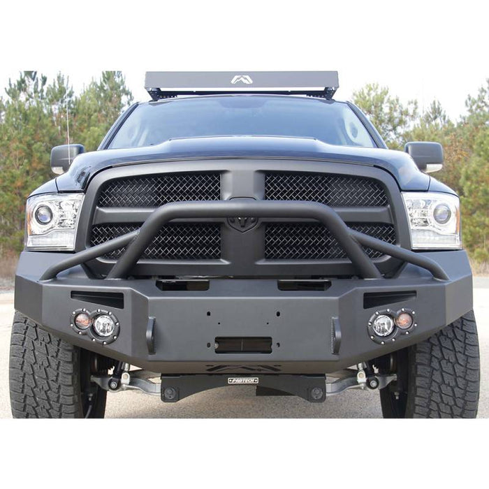 Fab Fours DR13-H2952-1 Winch Front Bumper w/ Pre-Runner Guard for Dodge Ram 1500 2013-2018