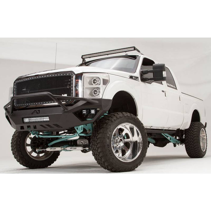 Fab Fours FS11-V2552-1 Vengeance Front Bumper w/ Pre-Runner Guard and Sensor Holes for Ford F250/F350 2011-2016