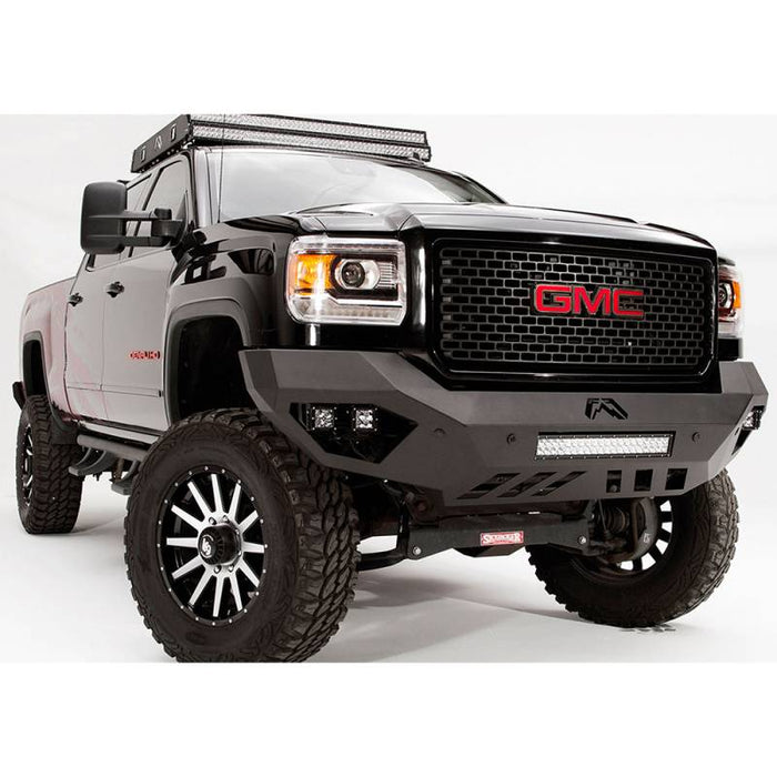 Fab Fours GM15-V3151-1 Vengeance Front Bumper w/ Sensor Holes for GMC Sierra 2500HD/3500 2015-2019