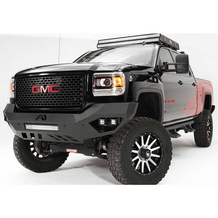 Fab Fours GM15-V3151-1 Vengeance Front Bumper w/ Sensor Holes for GMC Sierra 2500HD/3500 2015-2019