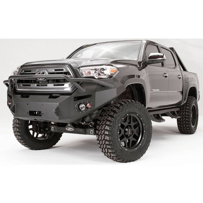 Fab Fours TT16-B3652-1 Winch Front Bumper w/ Pre-Runner Guard for Toyota Tacoma 2016-2023