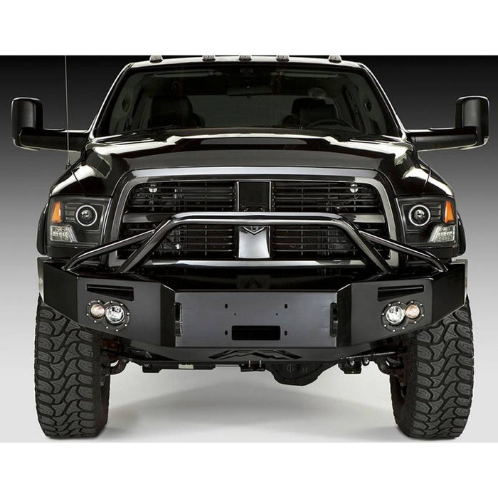 Fab Fours DR16-C4052-1 Winch Front Bumper w/ Pre-Runner Bar and Sensor Holes for Dodge Ram 2500/3500/4500/5500 2016-2018