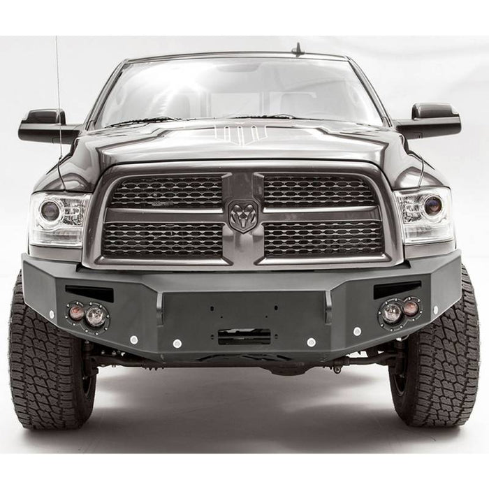 Fab Fours DR16-C4051-1 Winch Front Bumper w/ Sensor Holes for Dodge Ram 2500/3500/4500/5500 2016-2018