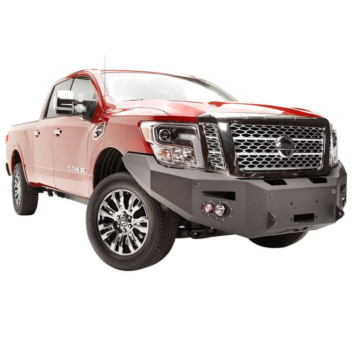 Fab Fours NT16-F3751-1 Winch Front Bumper w/ Sensor Holes for Nissan Titan XD Only 2016-2021