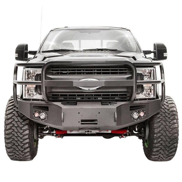 Fab Fours FS17-A4150-1 Winch Front Bumper w/ Full Guard and Sensor Holes for Ford F250/F350 2017-2022