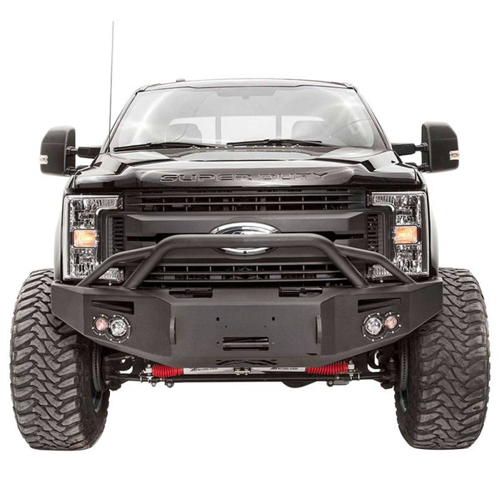 Fab Fours FS17-A4152-1 Winch Front Bumper w/ Pre-Runner Guard and Sensor Holes for Ford F250/F350 2017-2022