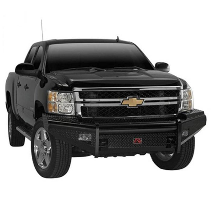 Fab Fours FS17-S4161-1 Black Steel Front Bumper for Ford F250/F350/F450/F550 2017-2022