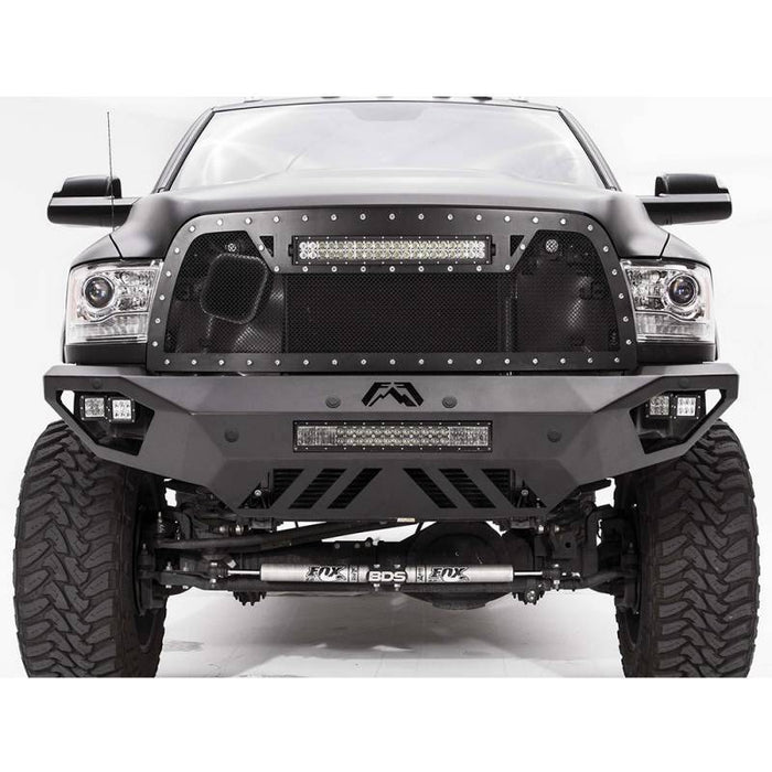 Fab Fours DR16-V4051-1 Vengeance Front Bumper w/ Sensor Holes for Dodge Ram 2500/3500/4500/5500 2016-2018