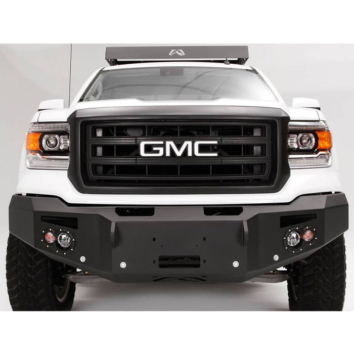 Fab Fours GS14-F3151-1 Winch Front Bumper w/ Full Guard and Sensor Holes for GMC Sierra 1500 2014-2015