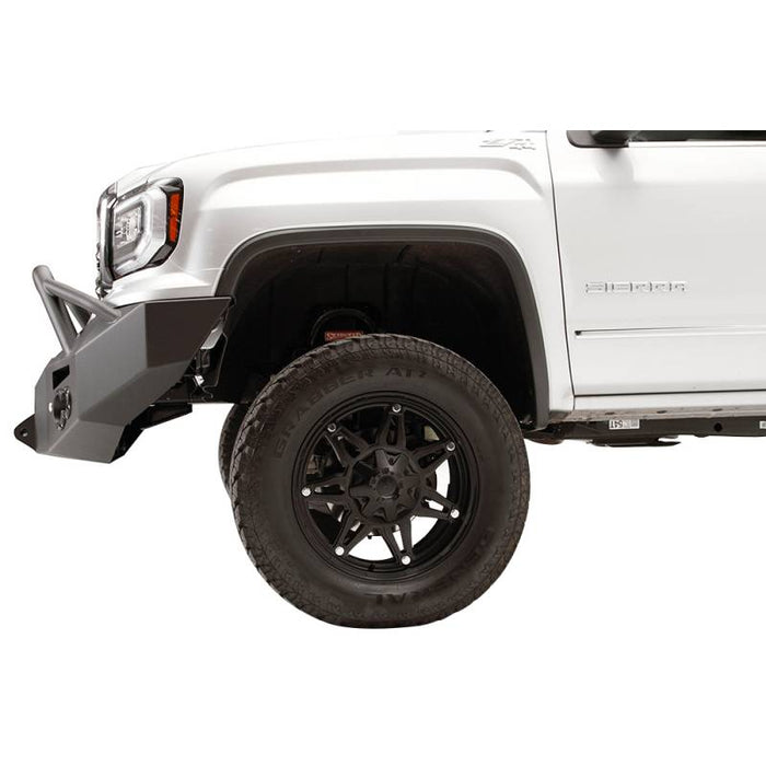 Fab Fours GS14-F3152-1 Winch Front Bumper w/ Pre-Runner Guard and Sensor Holes for GMC Sierra 1500 2014-2015