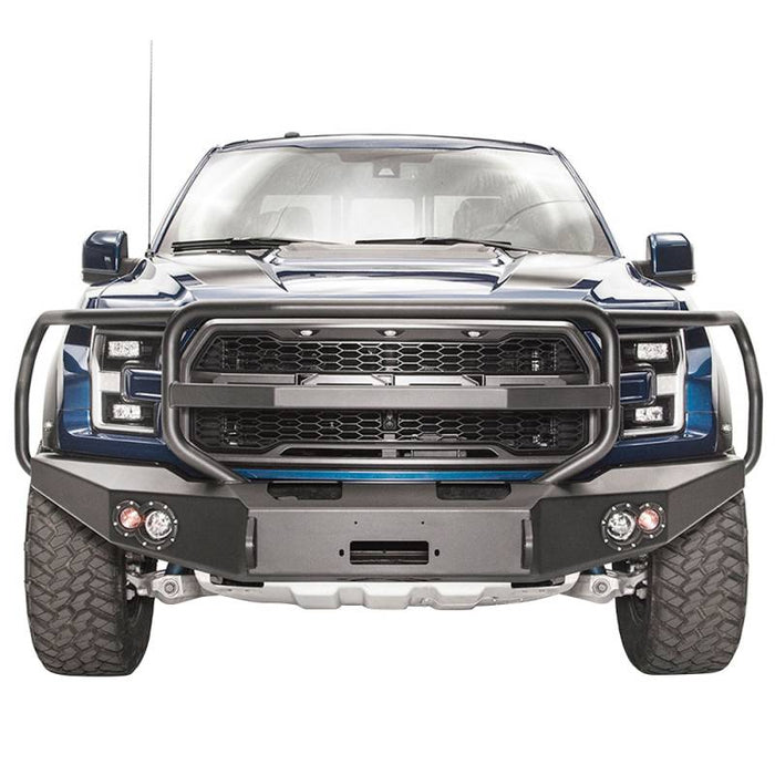 Fab Fours FF17-H4350-1 Winch Front Bumper w/ Full Guard for Ford Raptor 2017-2020