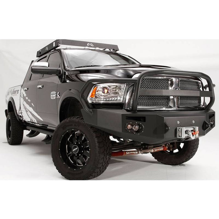 Fab Fours DR10-A2950-1 Winch Front Bumper w/ Full Guard for Dodge Ram 2500/3500/4500/5500 2010-2018