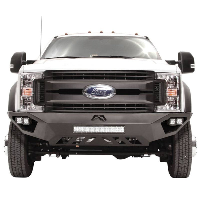 Fab Fours FS17-V4251-1 Vengeance Front Bumper w/ Sensor Holes for Ford F450/F550 2017-2019