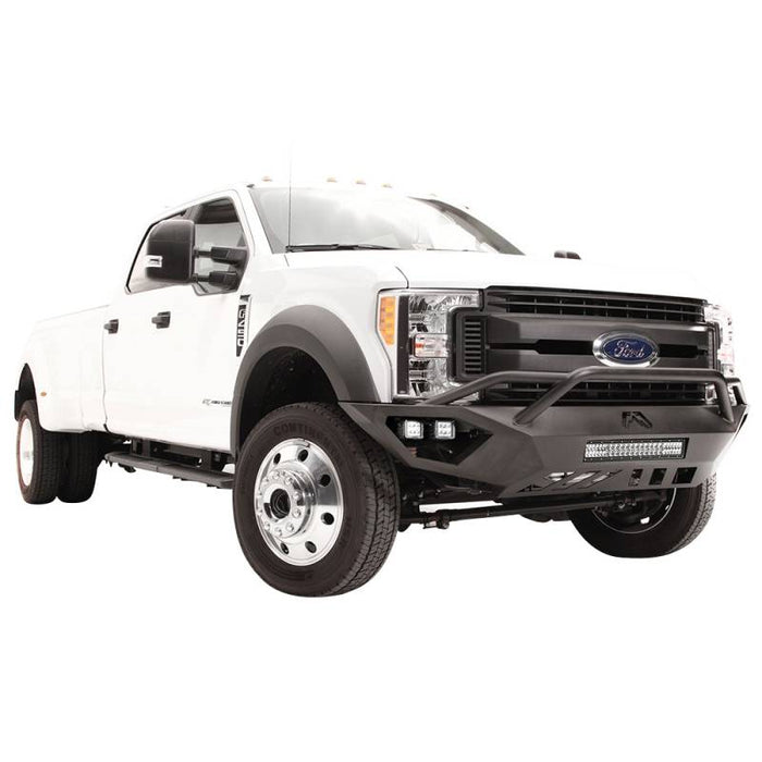 Fab Fours FS17-V4252-1 Vengeance Front Bumper w/ Pre-Runner Guard and Sensor Holes for Ford F450/F550 2017-2019