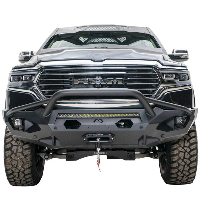 Fab Fours DR19-X4252-1 Matrix Front Bumper w/ Pre-Runner Guard and Sensor Holes for Dodge Ram 1500 2019-2022