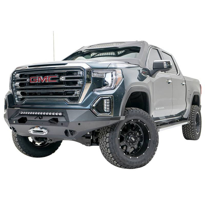 Fab Fours GS19-X3951-1 Matrix Front Bumper w/ Sensor Holes for GMC Sierra 1500 2019-2022