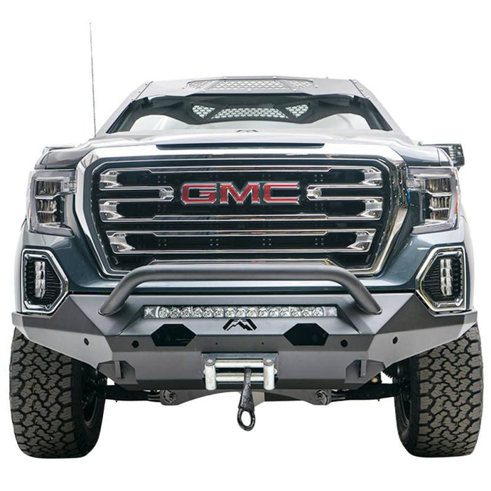 Fab Fours GS19-X3952-1 Matrix Front Bumper w/ Pre-Runner Guard and Sensor Holes for GMC Sierra 1500 2019-2022