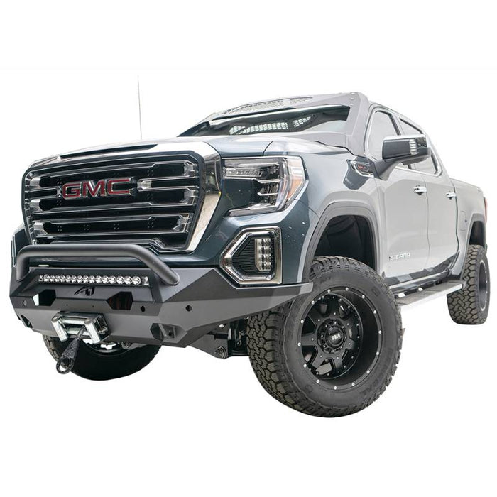 Fab Fours GS19-X3952-1 Matrix Front Bumper w/ Pre-Runner Guard and Sensor Holes for GMC Sierra 1500 2019-2022