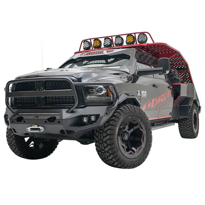 Fab Fours DR10-X2950-1 Dodge Ram 2500/3500 HD 2010-2018 Matrix Front Bumper Winch Ready Full Guard