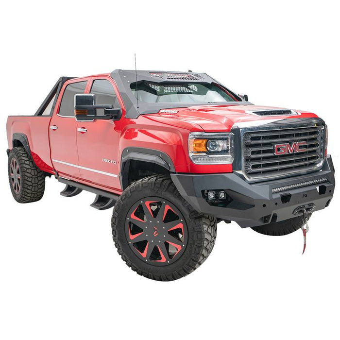 Fab Fours GM15-X2851-1 Matrix Front Bumper w/ Sensor Holes for GMC Sierra 2500HD/3500 2015-2019