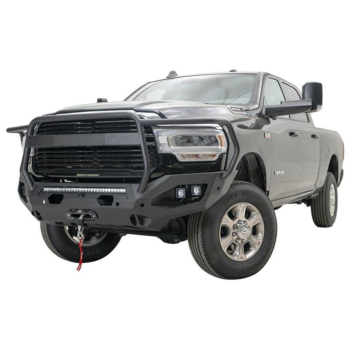 Fab Fours DR19-X4450-1 Matrix Front Bumper w/ Full Guard and Sensor Holes for Dodge Ram 2500/3500 2019-2022