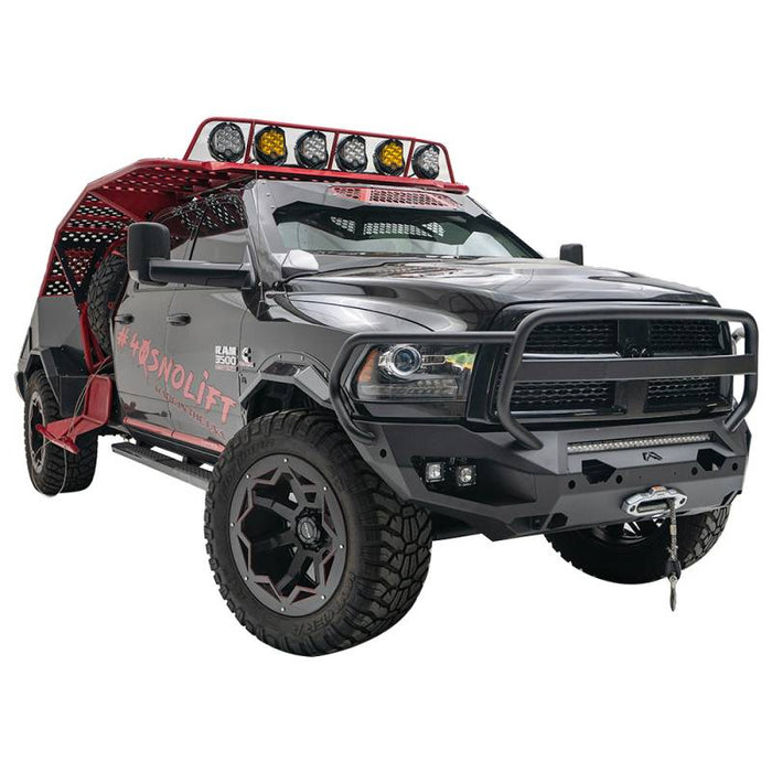 Fab Fours DR19-X4450-1 Matrix Front Bumper w/ Full Guard and Sensor Holes for Dodge Ram 2500/3500 2019-2022