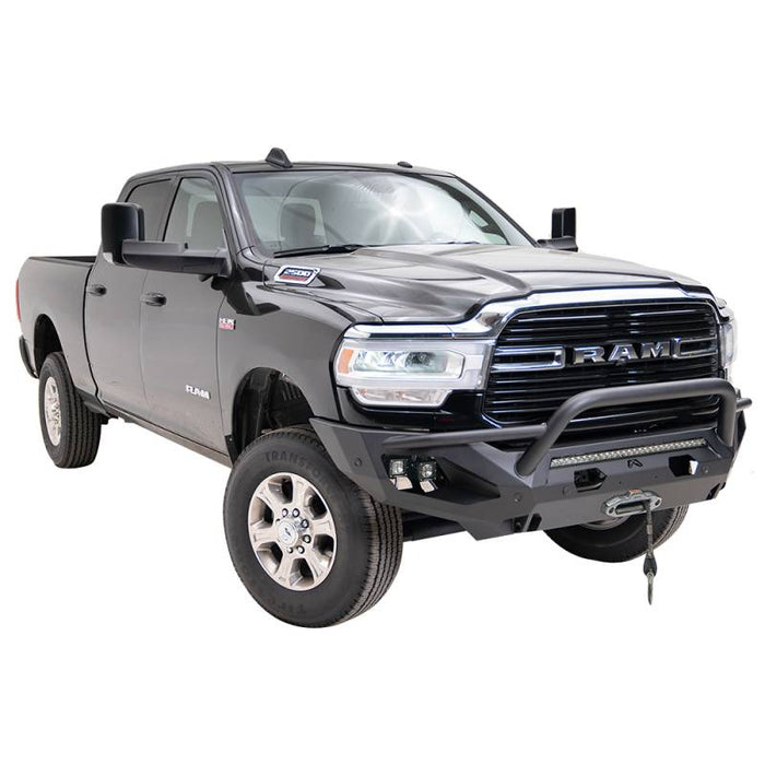 Fab Fours DR19-X4452-1 Matrix Front Bumper w/ Pre-Runner Guard and Sensor Holes for Dodge Ram 2500/3500 2019-2022