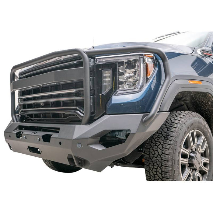 Fab Fours GM20-X5050-1 Matrix Front Bumper w/ Full Guard and Sensor Holes for GMC Sierra 2500HD/3500 2020-2022