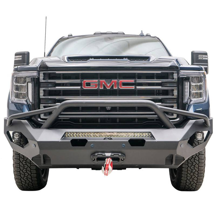 Fab Fours GM20-X5052-1 Matrix Front Bumper w/ Pre-Runner Guard and Sensor Holes for GMC Sierra 2500HD/3500 2020-2022