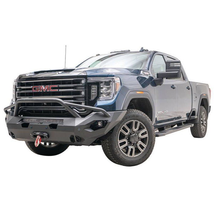 Fab Fours GM20-X5052-1 Matrix Front Bumper w/ Pre-Runner Guard and Sensor Holes for GMC Sierra 2500HD/3500 2020-2022