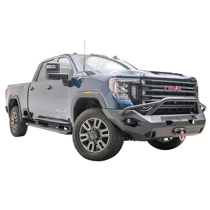 Fab Fours GM20-X5052-1 Matrix Front Bumper w/ Pre-Runner Guard and Sensor Holes for GMC Sierra 2500HD/3500 2020-2022