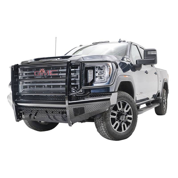 Fab Fours GM20-S5060-1 Black Steel Front Bumper w/ Full Grille Guard for GMC Sierra 2500HD/3500 2020-2022