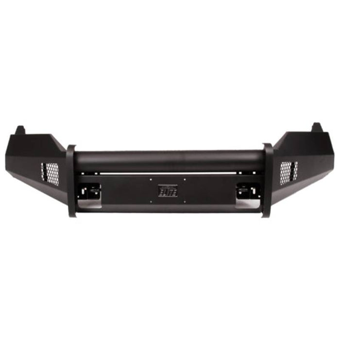 Fab Fours DR13-R2962-1 Black Steel Elite Smooth Front Bumper w/ Pre-Runner Guard for Dodge Ram 1500 2013-2018